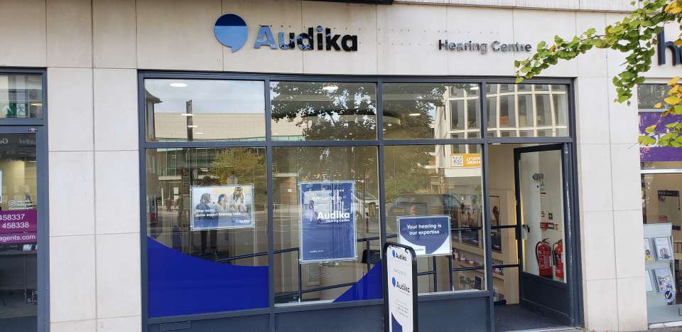 Exterior of Audika Guildford