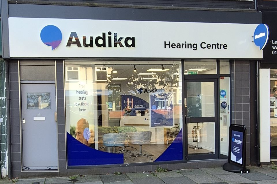 Exterior of Audika Liverpool 44-46 Allerton Road