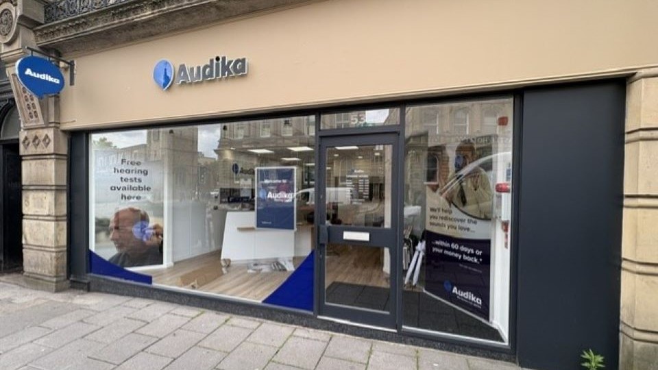 Exterior of Audika Newcastle Westgate hearing clinic