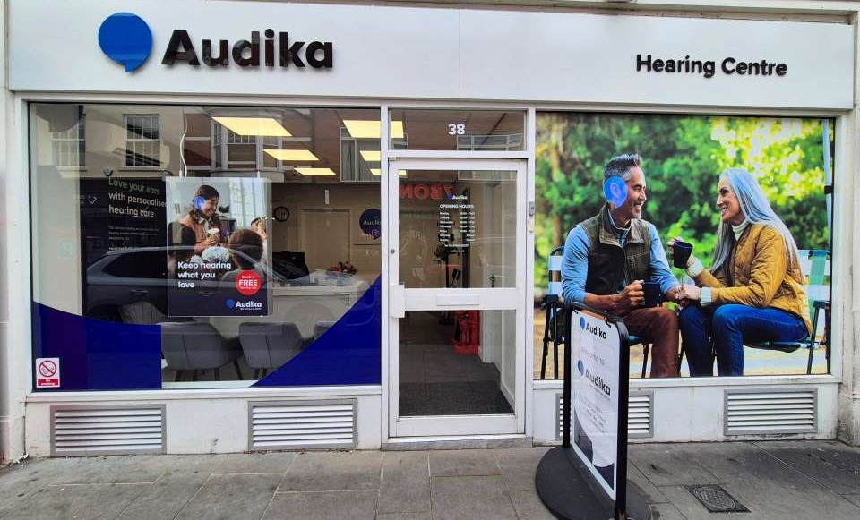 Exterior of Audika Northampton St Giles 
