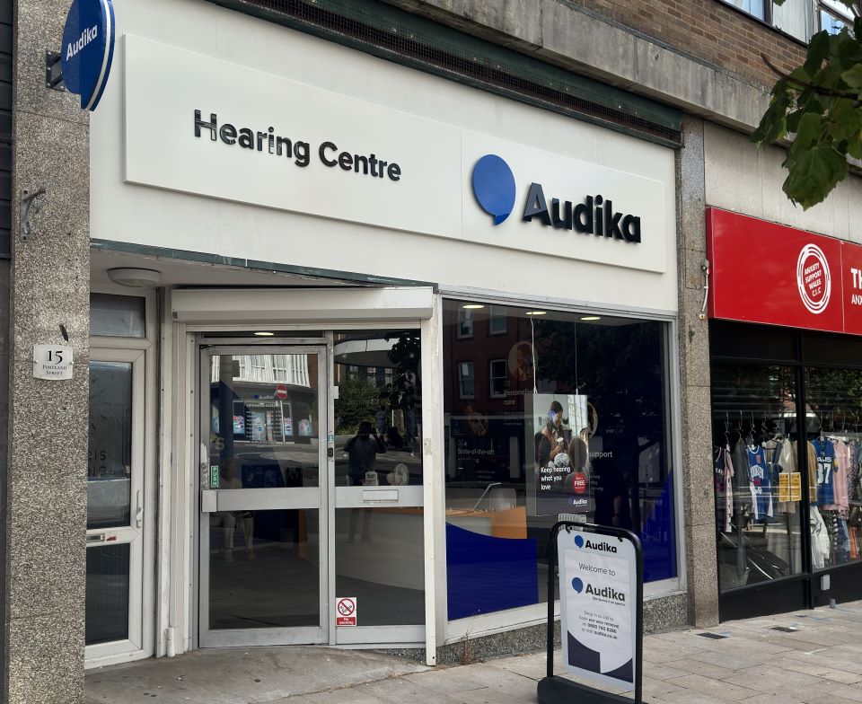 Exterior of Audika Swansea hearing centre