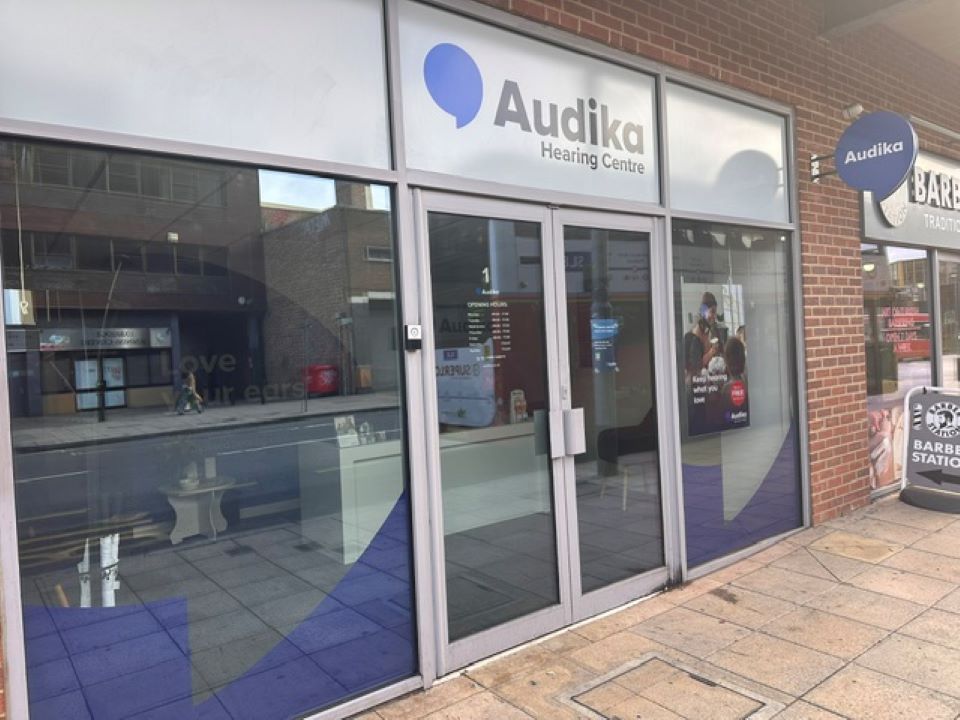 Exterior of Audika Uxbridge
