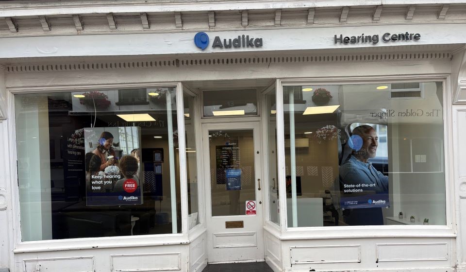 Exterior of Audika York 13 Goodramgate hearing clinic