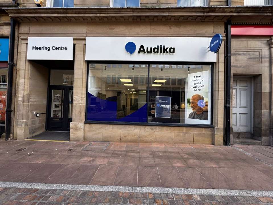 The front of the Audika Carlisle hearing centre