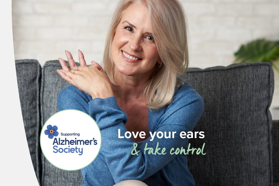 Audika partnership with Alzheimer’s Society promoting hearing health and awareness.