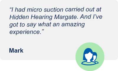 Testimonial from Mark about micro suction treatment at Audika Margate.