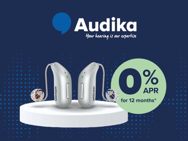 Audika Oticon Intent finance offer