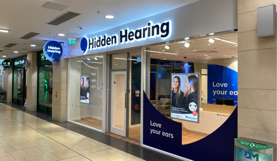 An exterior photograph of our hearing clinic in Portlaoise in the Laois Shopping Centre behind Holland and Barrett.