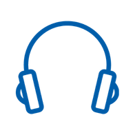Graphic of headphones depicting that we provide tinnitus support