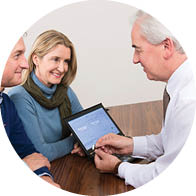 Image shows  group conversation