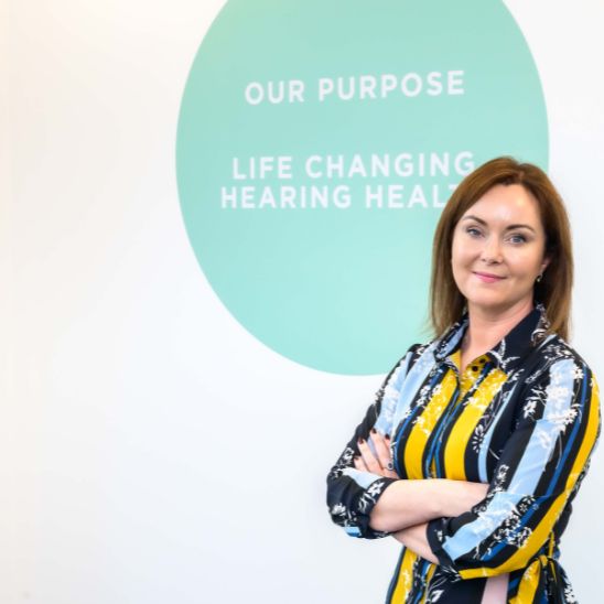 Hidden Hearing chief audiologist Sarah Sheehan