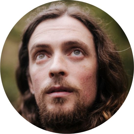 A headshot of Irish ornithologist and sound recordist Sean Ronayne