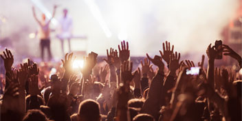 Protect your hearing in loud music environments like festivals and concerts