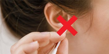 Avoid using cotton swabs for ear cleaning.