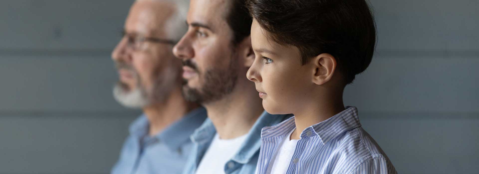Multigenerational family highlighting hereditary hearing loss