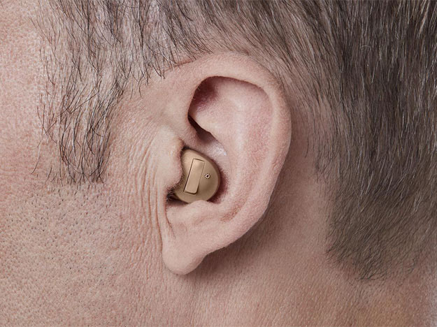 Invisible hearing aids half shell