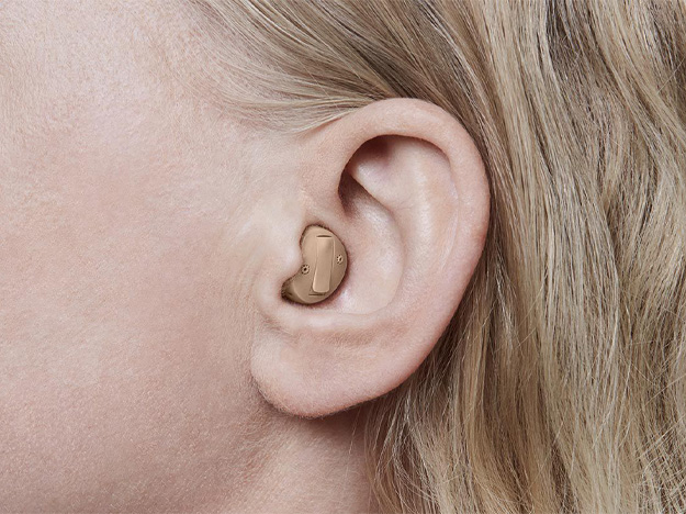 Invisible hearing aids in the canal