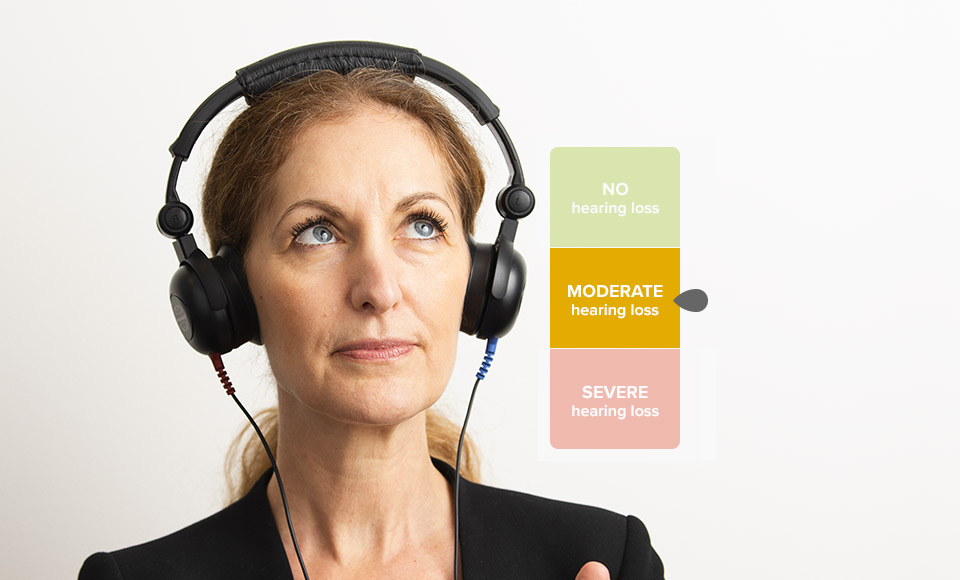 Online Hearing Test Results – Moderate Hearing Loss