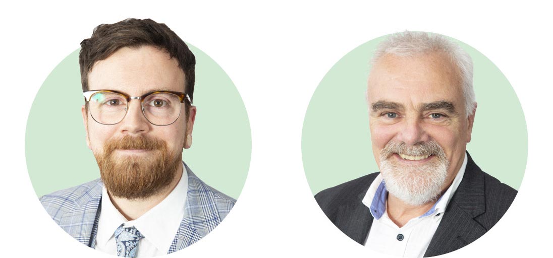 David and Norrie Howie, hearing care dispensers at Hidden Hearing Dundee