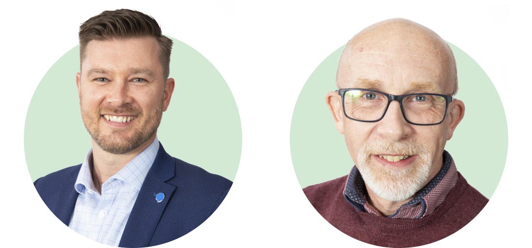 Hidden Hearing Perth hearing specialists Daniel Merrett and Gavin Turnbull.