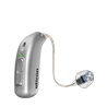 Oticon More hoortoestel met slank ontwerp en externe luidspreker.