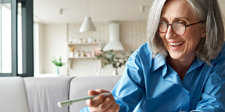 Image show happy man with people at a dinner table