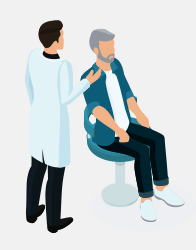 l’image montre l’examen d’une oreille