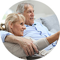 Image shows couple holding each other