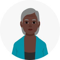 Image show icon of person between 65-74