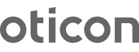 Oticon hearing aid brand logo