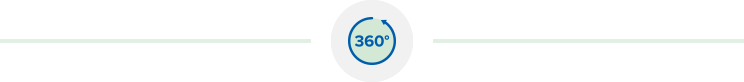 Icône symbolisant une vue à 360 degrés