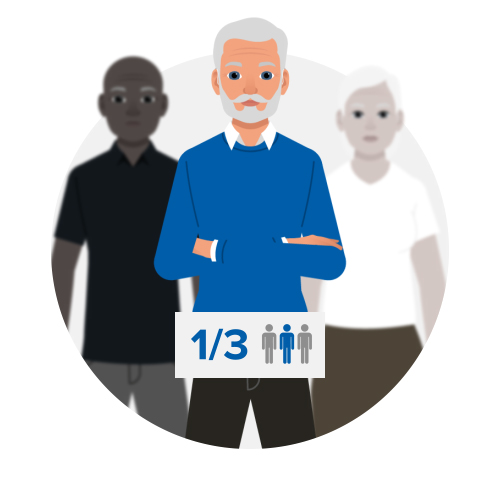 Au moins un tiers des personnes de plus de 65 ans sont touchées par une perte auditive.